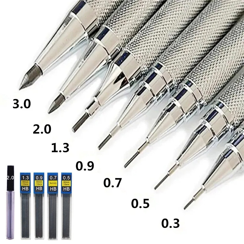 Mechanical Pencil 0.3 - Metal Mekanik Kurşun Kalem 0.3 0.5