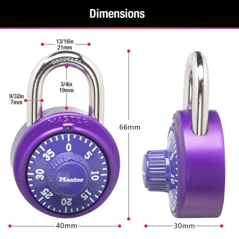 Letter Opener Brass - Soyunma Döndürme Taşınabilir Şifre Kilidi Kombinasyonu