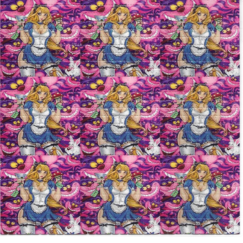 Seksi Alice Psychedelic LSD as - Ink Blotter Paper incelemesi ve fiyatı