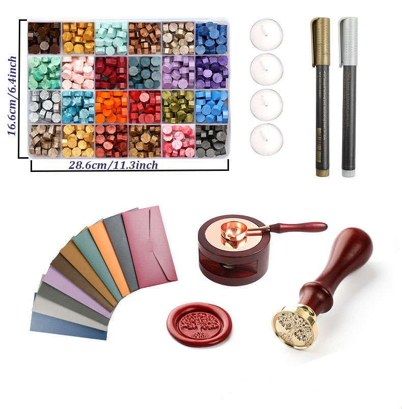 20 adet/takım balmumu mühür da - Wax Seal Stamp Set incelemesi ve fiyatı